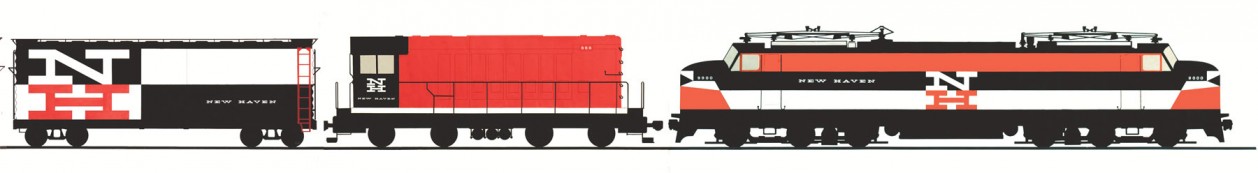 New Haven Rail Road (NHRR) Logo, between 1952-1955