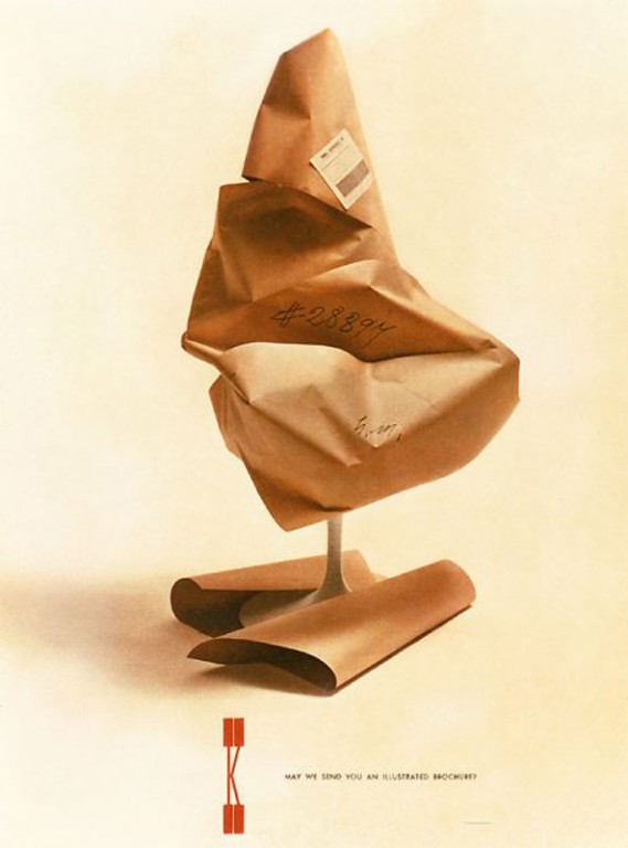 Tulip Chair Ad for Knoll, between 1946-1966